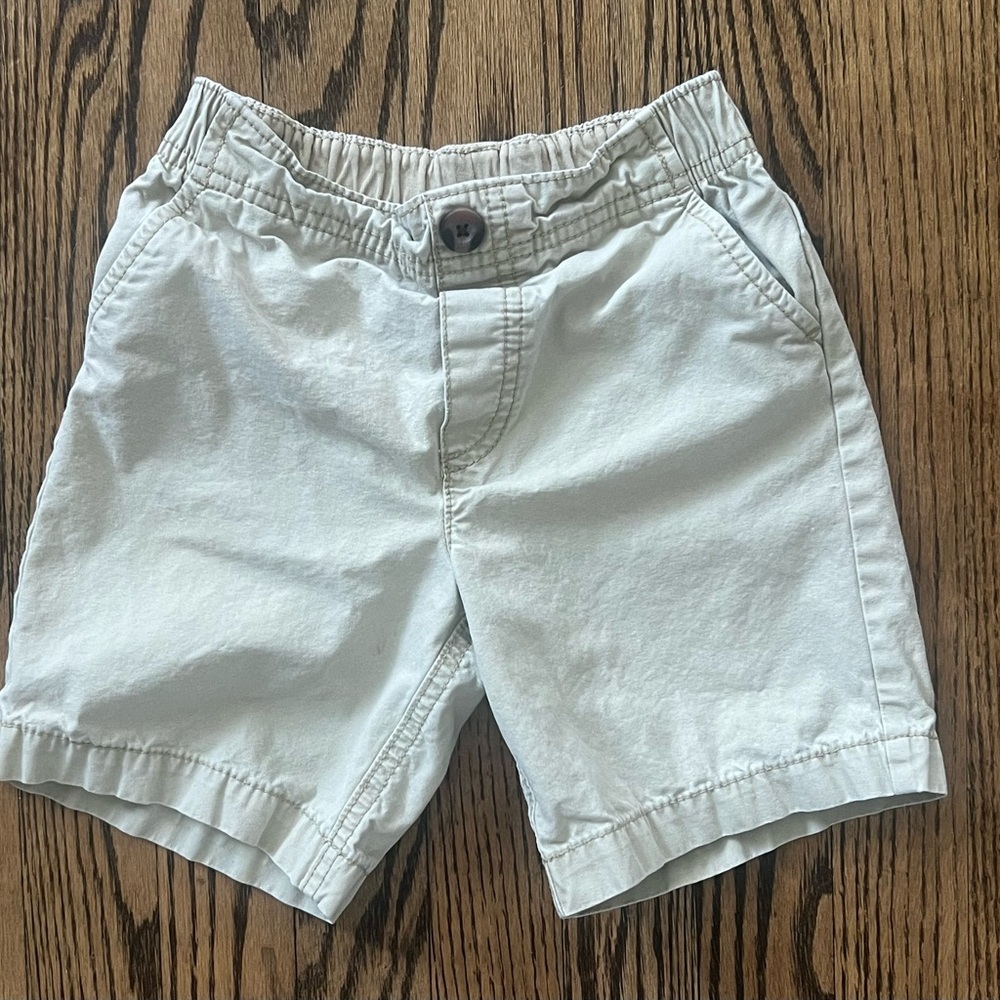 Carter's Khaki Flat Front Shorts